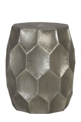 SIDE TABLE HEXA ANTIK SILVER 